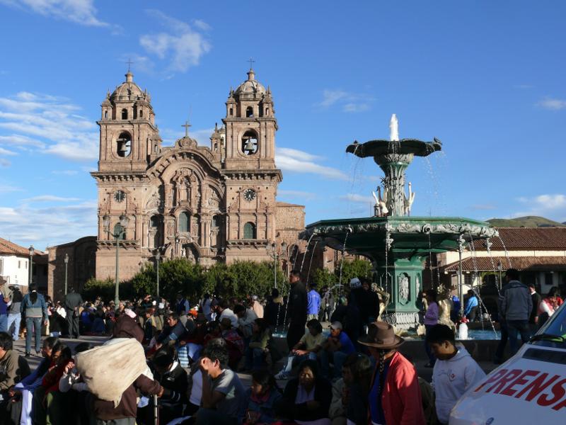 Beginn der Semana Santa, Cusco 