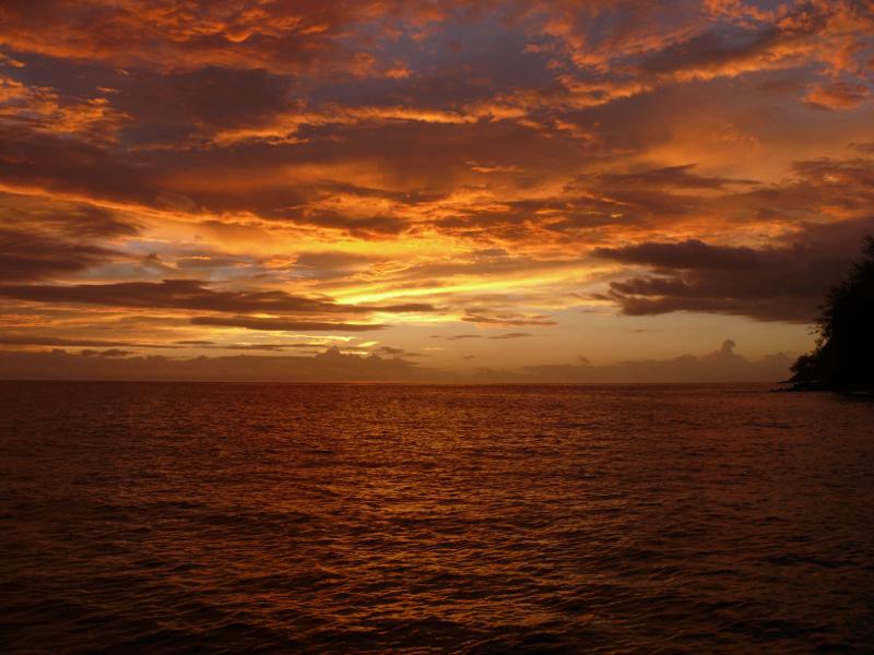 Aussicht von unserem Cockpit 