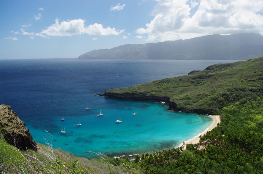 Hanamoenea, Tahuata, Foto von Frank von SY Enola 
