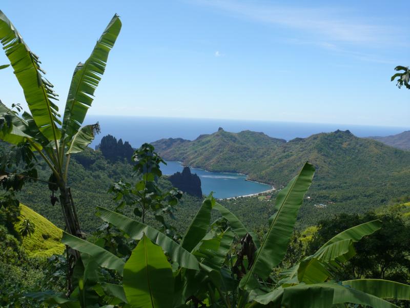 Blick auf Bucht von Hatiheu 