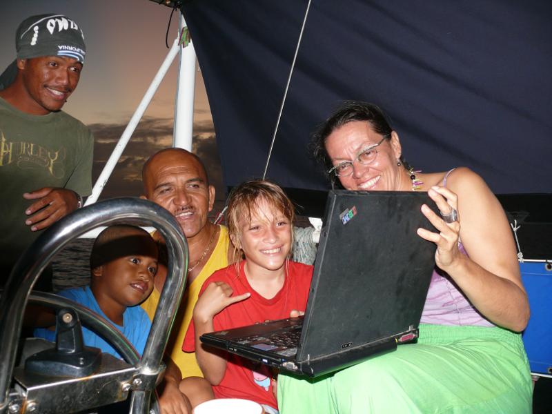 Cédric, Varu, Tiaihau, Kono und Ariane 
