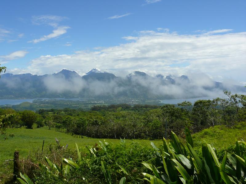 Blick zurück nach Tahiti 