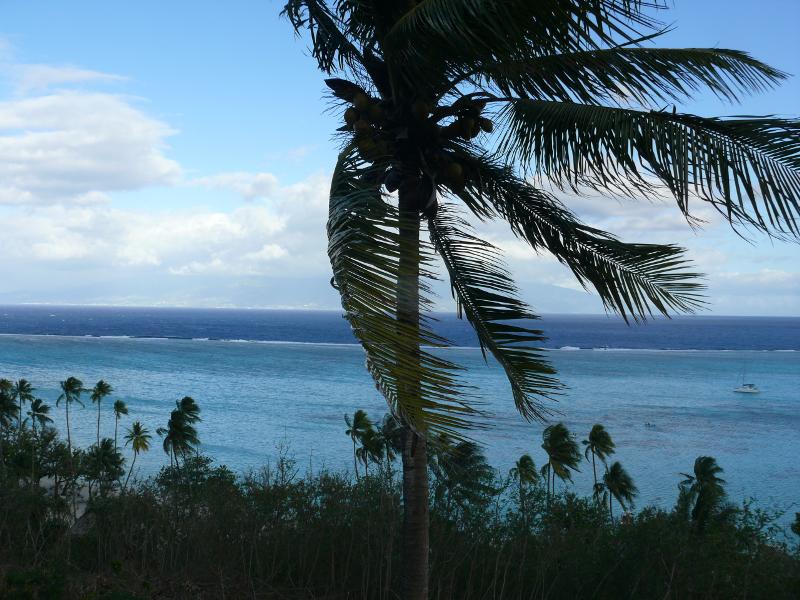 Blick auf Tahiti  