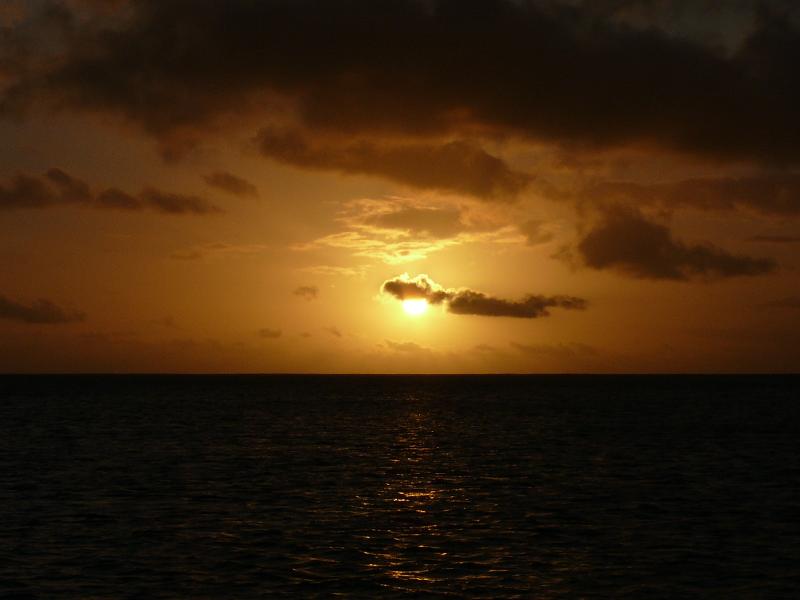 Abendstimmung in Raiatea 