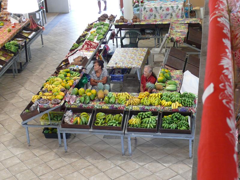 Markt in Uturoa, Raiatea 