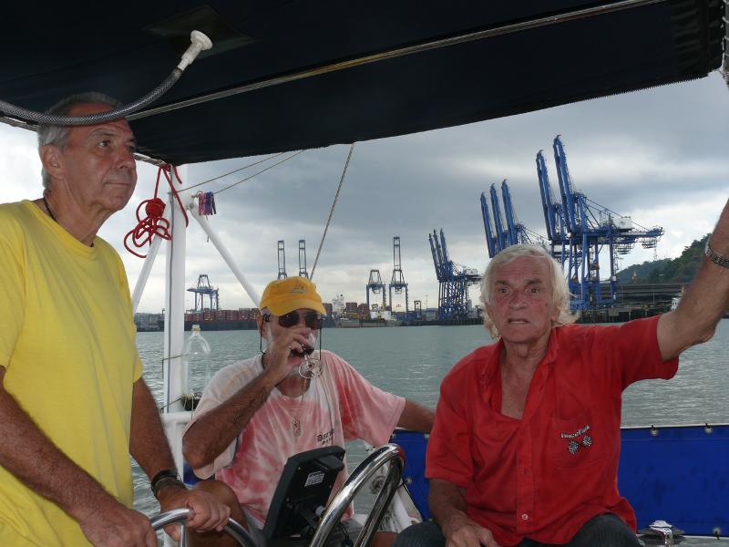 Kanal geschafft – Martin, Bill und Serge 