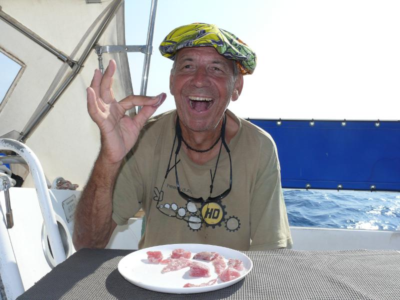 als Sushi genossen 