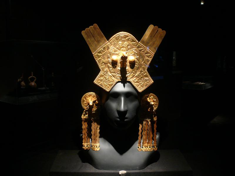 Prächtiger Goldschmuck im Larco Herrera Museum 