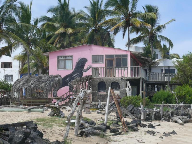 Wandmalerei, Puerto Villamil 
