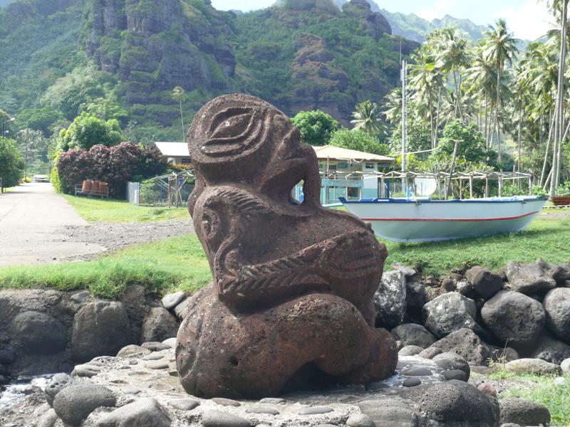 Hafen von Fatu Hiva 