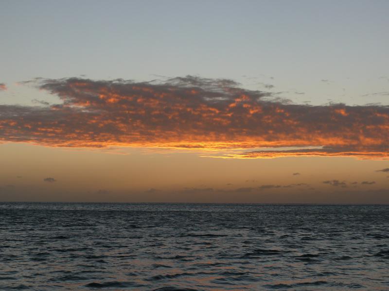 Abendstimmung vom Anker aus 