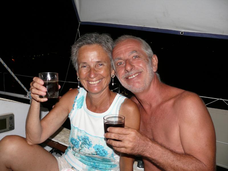 Annie und Didier auf Julo 