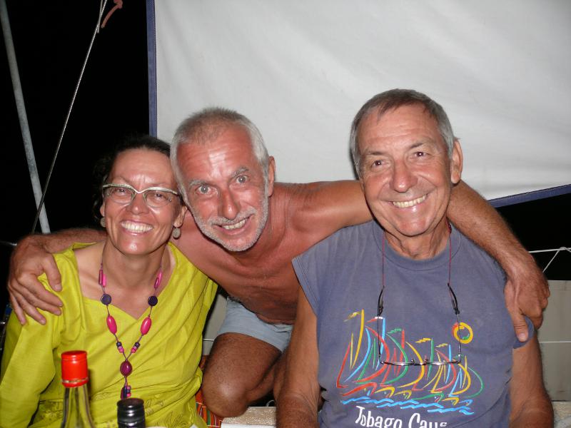 Ariane, Didier und Martin auf Julo (Foto von Annie) 
