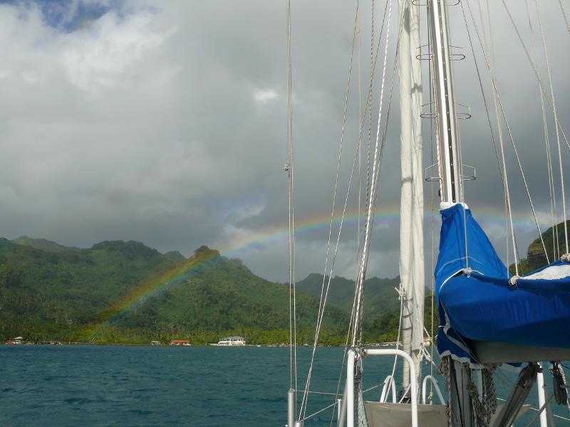 Regenbogen über Tapuamu 