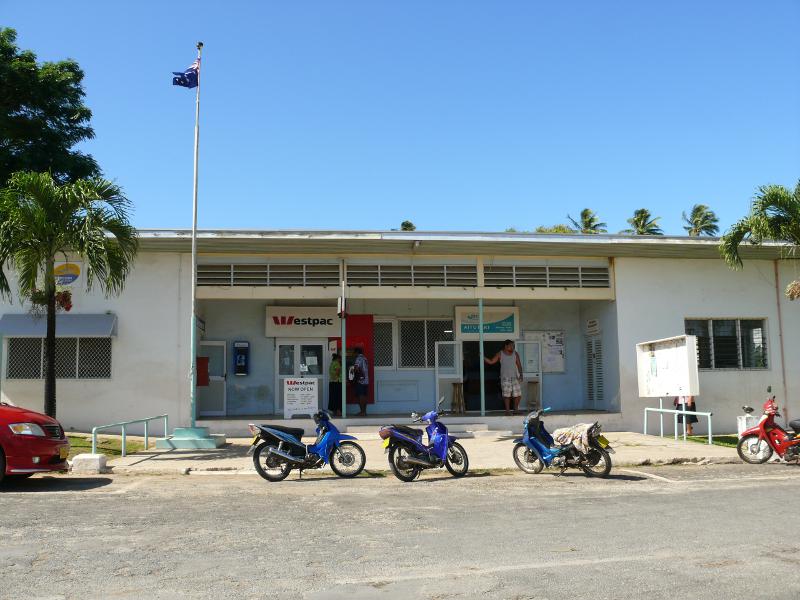 Stadtzentrum von Aitutaki 