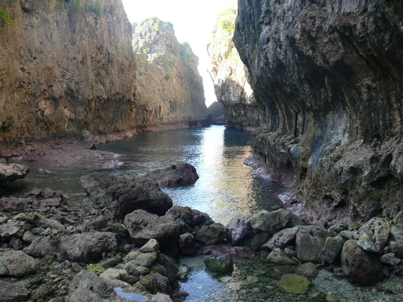 Matapa Chasm, wo die Könige badeten 