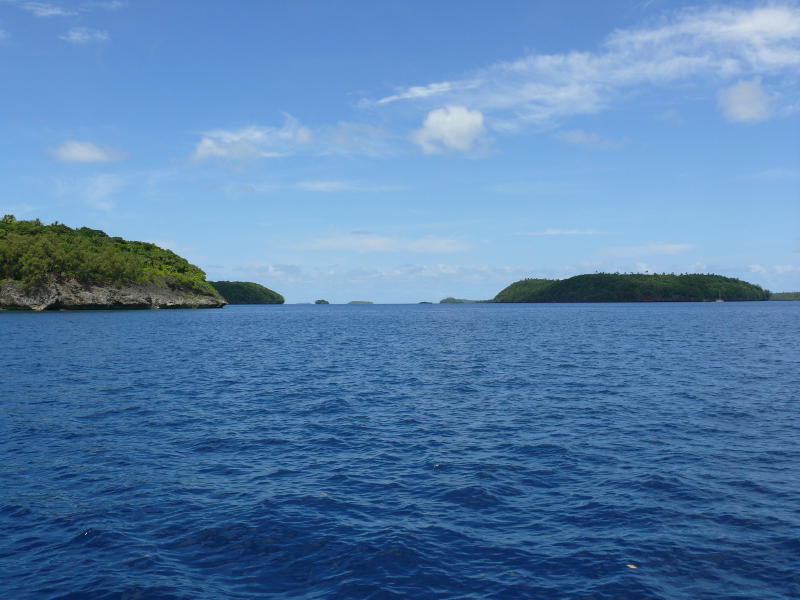 Ausfahrt aus Port Maurelle 