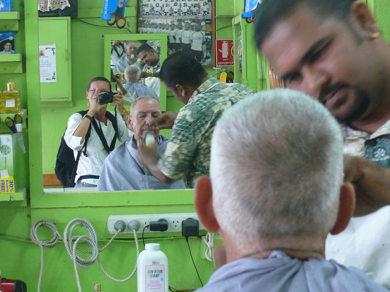 beim Coiffeur 