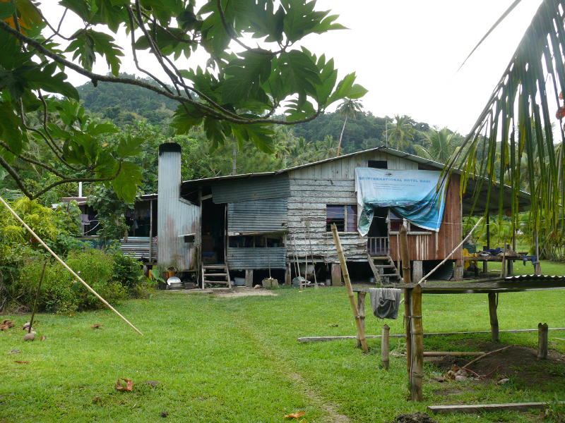 Haus von Chief George in Dakuniba, Vanua Levu, Fidschi 