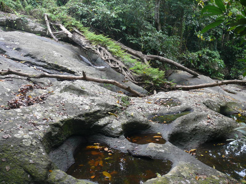 Auf dem Weg zu den Wasserfällen, Dakuniba 