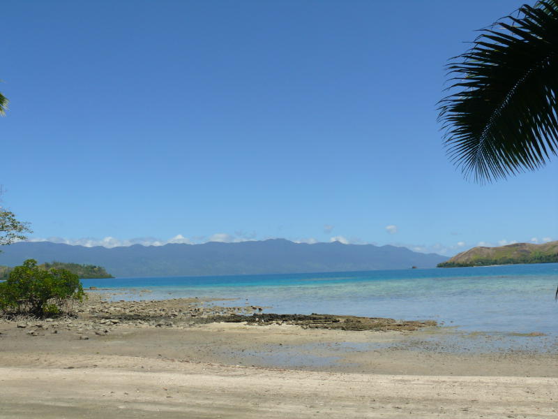 Aussicht vom Dschungelhaus auf Taveuni 