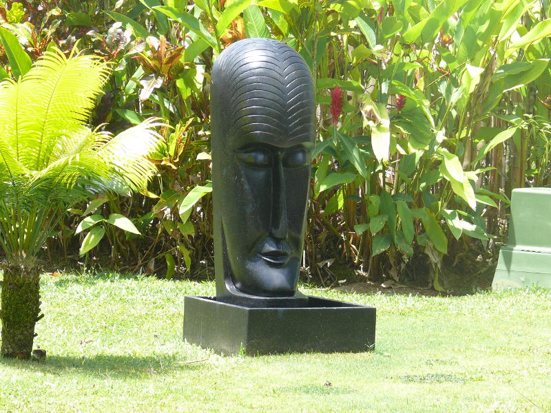 Statue im Resort 