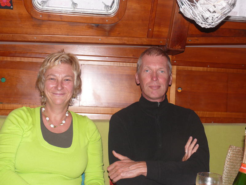 Marion und Holger zu Besuch auf Suleika 