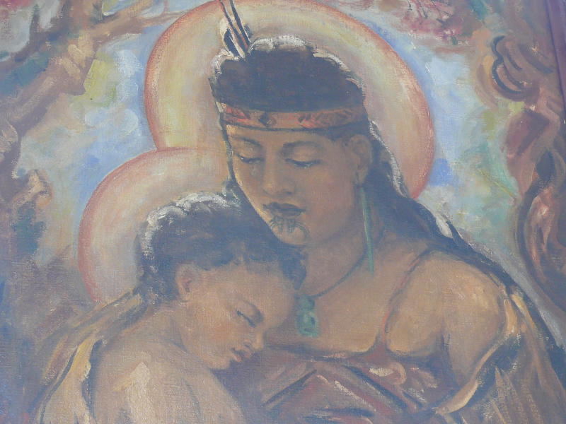 Maria mit Gesichtstätowierung, Jerusalem 