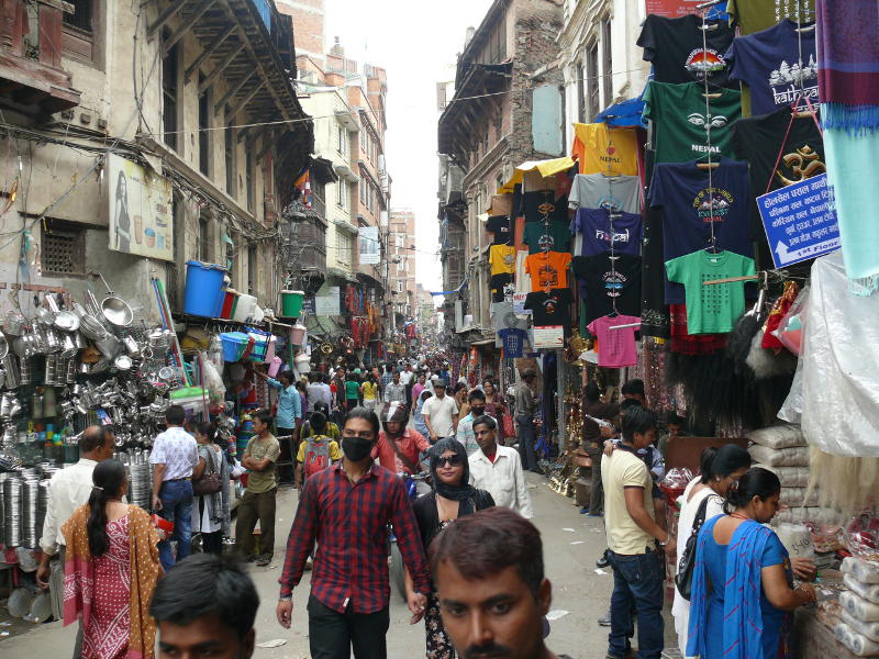 Basar in Kathmandu 