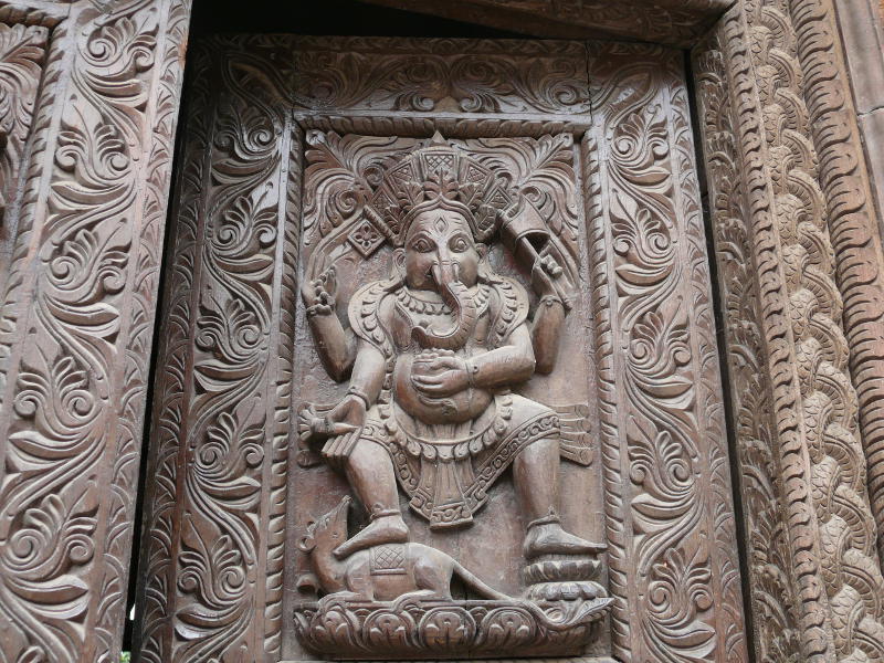 Ganesh und sein Reittier, die Ratte 