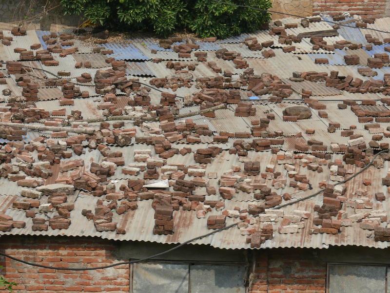 Dach in Tansen (Palpa) 