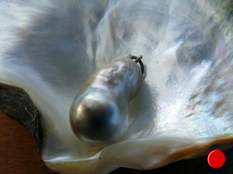 Tiaihau - Tahitizuchtperle, Silber 925