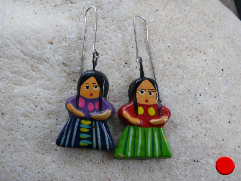 Las Indígenas, Guatemaltekische Keramik, Silber 925