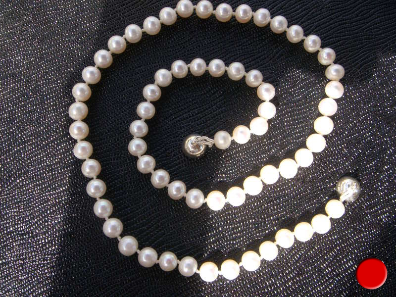 Zuchtperlen, 925er Silber