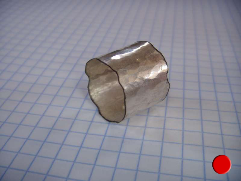 Gehämmerte Welle, Silber 925