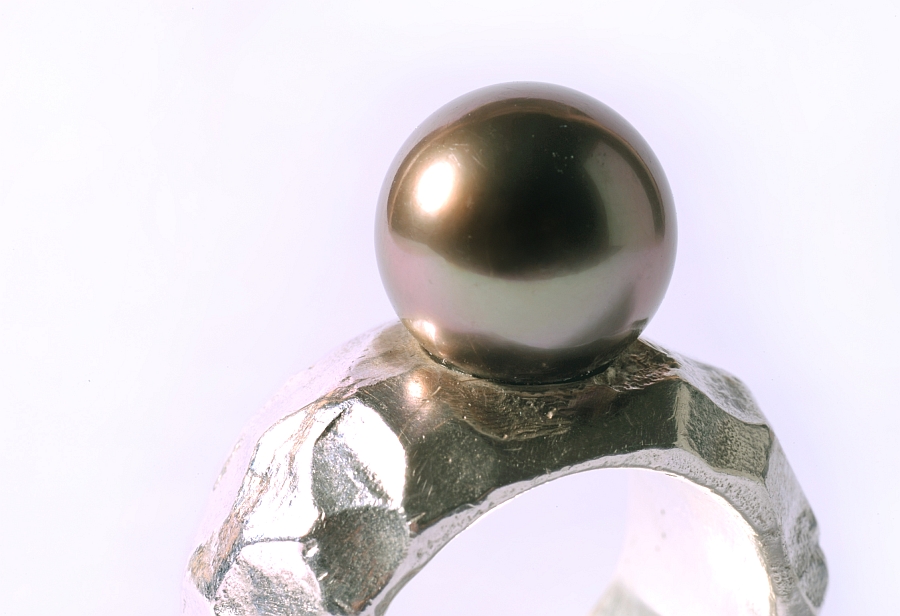 Tahitizuchtperle und 925er Silber