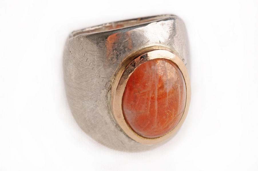 Aton - 925er Silber und Sonnenstein